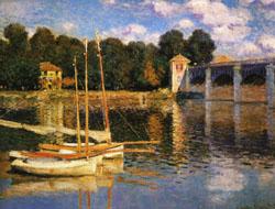 Claude Monet The Bridge at Argenteuil China oil painting art